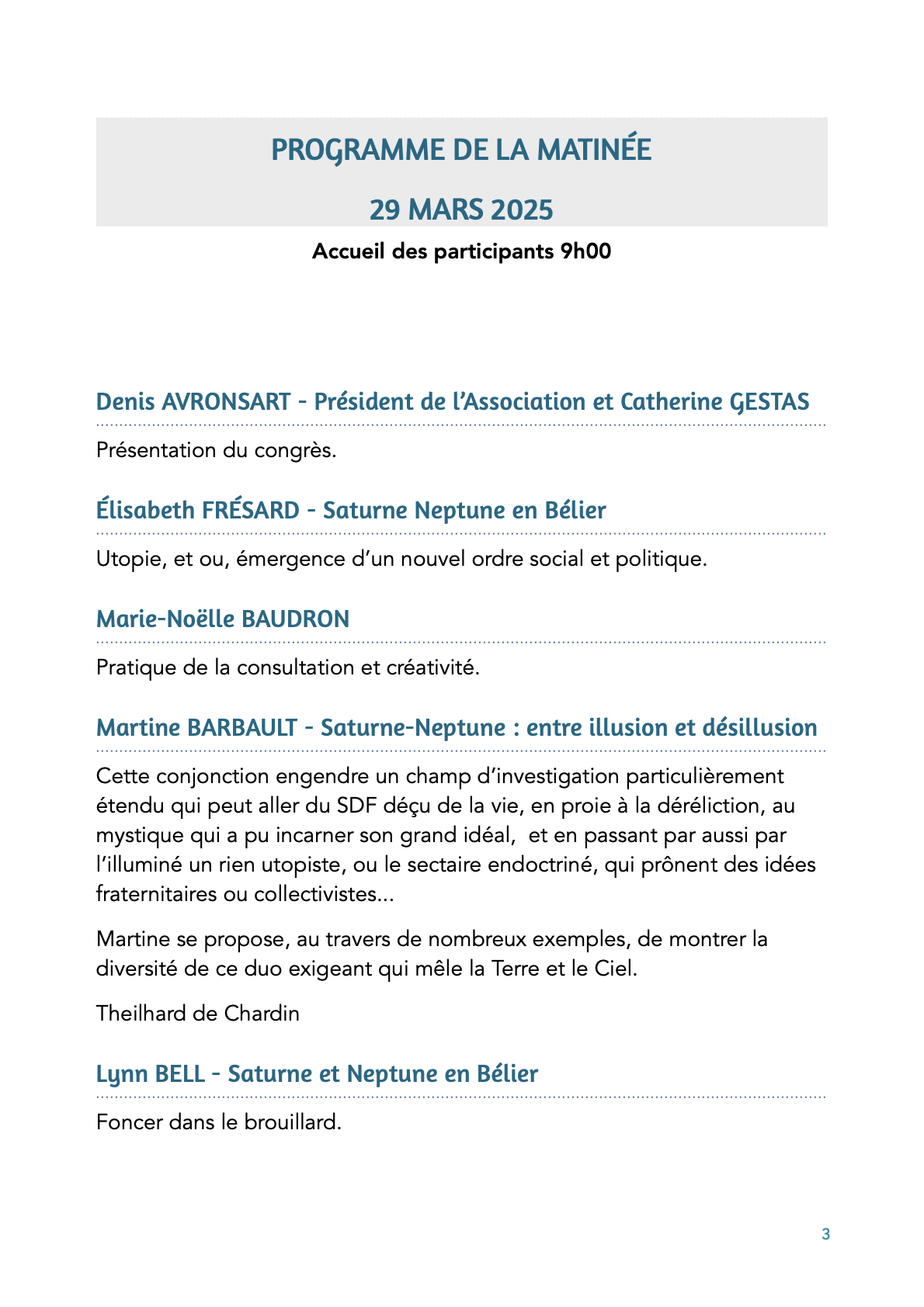 Congrès d'astrologie 29 et 30 mars 2025.3